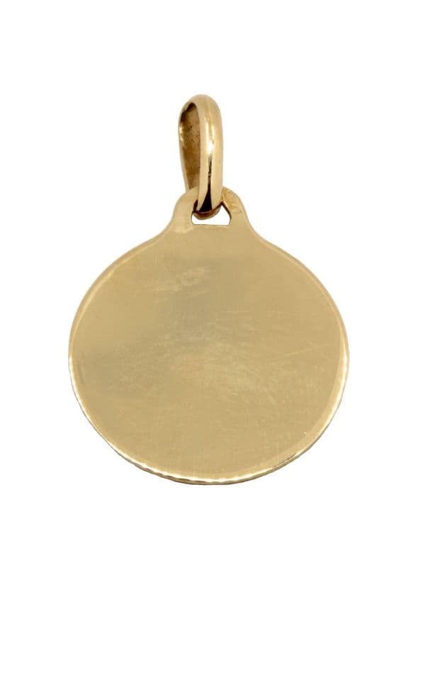 MÉDAILLE VIERGE AU VOILE SIGNÉE AUGIS — vue 2