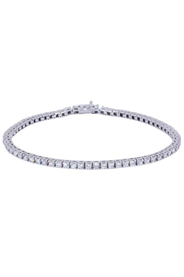BRACELET LIGNE TENNIS DIAMANTS — vue 1