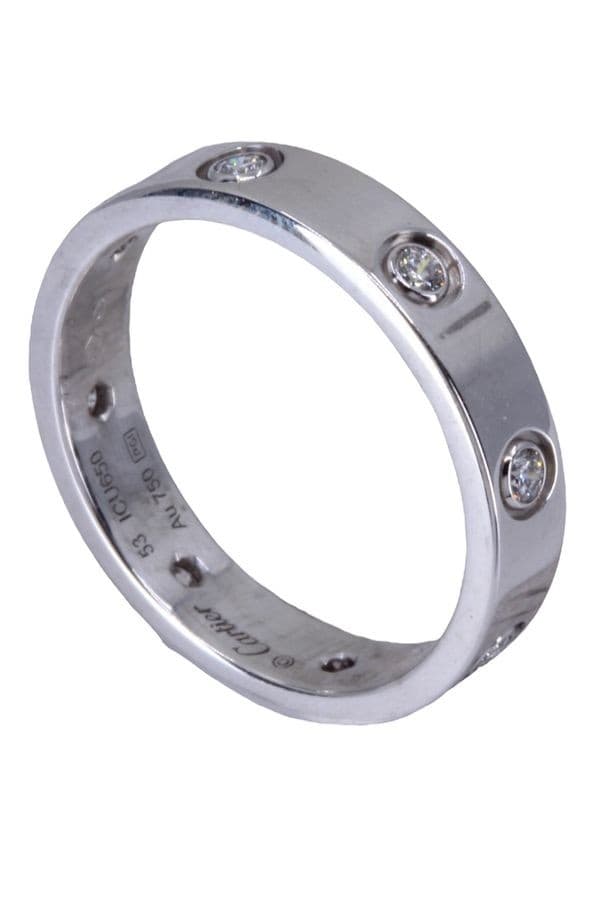 ALLIANCE CARTIER "LOVE 8 DIAMANTS" — vue 4