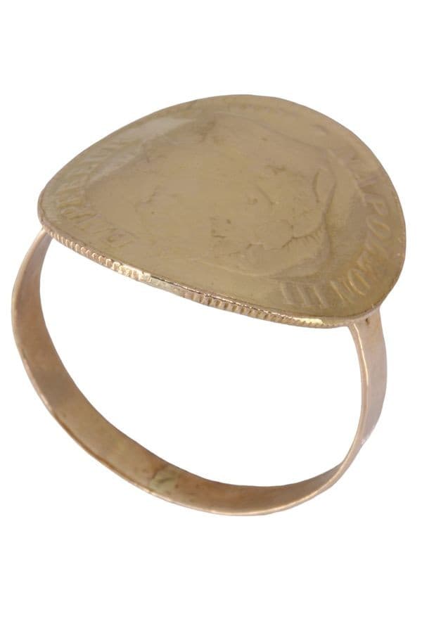 BAGUE PIÈCE 10 FRANCS NAPOLÉON III — vue 4