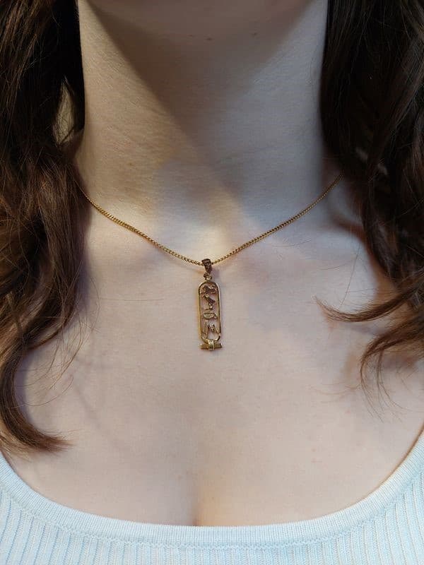 PENDENTIF CARTOUCHE ÉGYPTIEN — vue 2