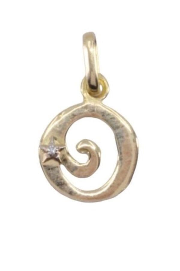 PENDENTIF SPIRALE DIAMANT — vue 1