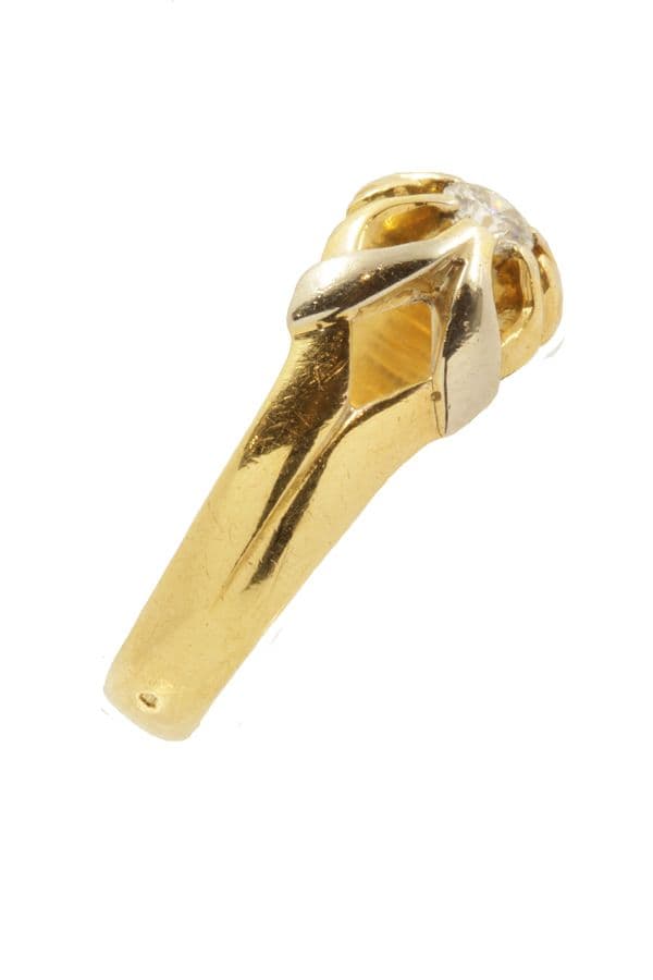 SOLITAIRE MIXTE DIAMANT 0.24 CARAT — vue 4