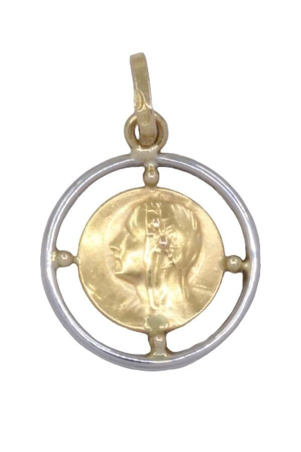 MÉDAILLE VIERGE ANCIENNE — vue 1