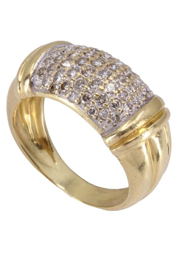 BAGUE PAVAGE DIAMANTS — vue 5
