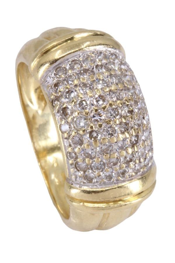 BAGUE PAVAGE DIAMANTS — vue 4