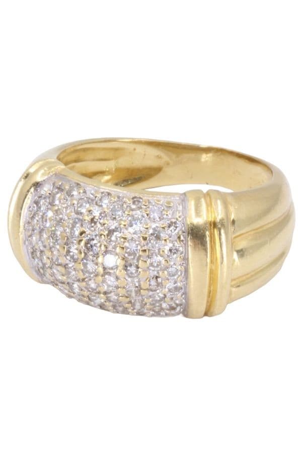 BAGUE PAVAGE DIAMANTS — vue 6
