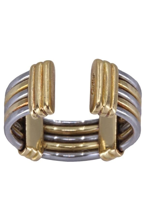 BAGUE CARTIER 2 TONS — vue 1