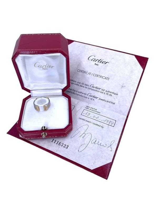 BAGUE CARTIER 2 TONS — vue 2