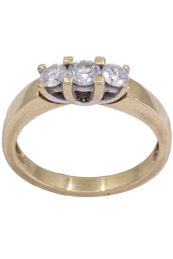 BAGUE TRILOGIE DIAMANTS — vue 1