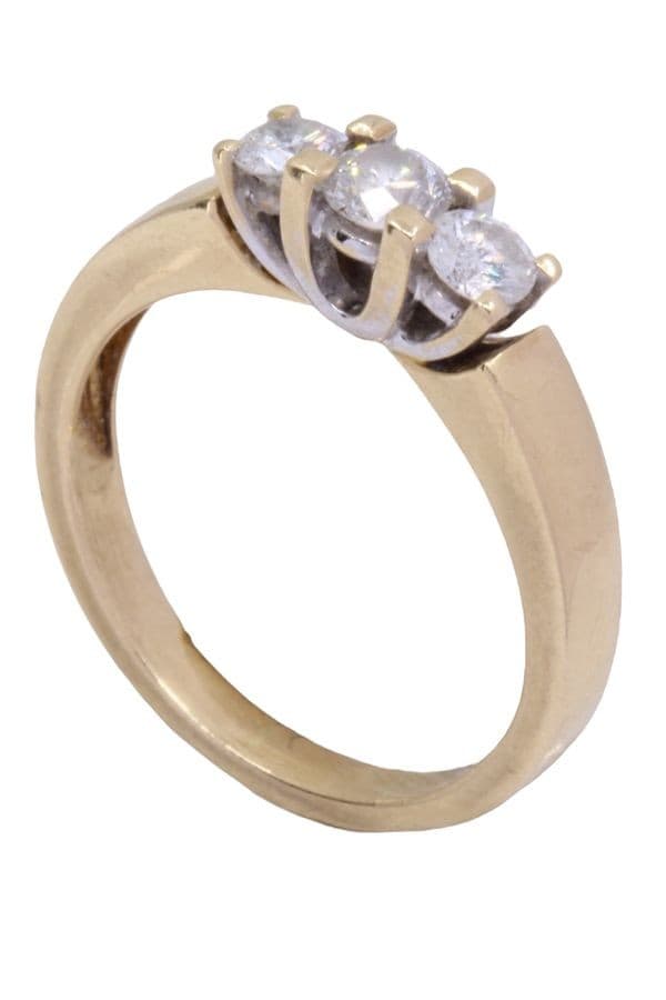 BAGUE TRILOGIE DIAMANTS — vue 5