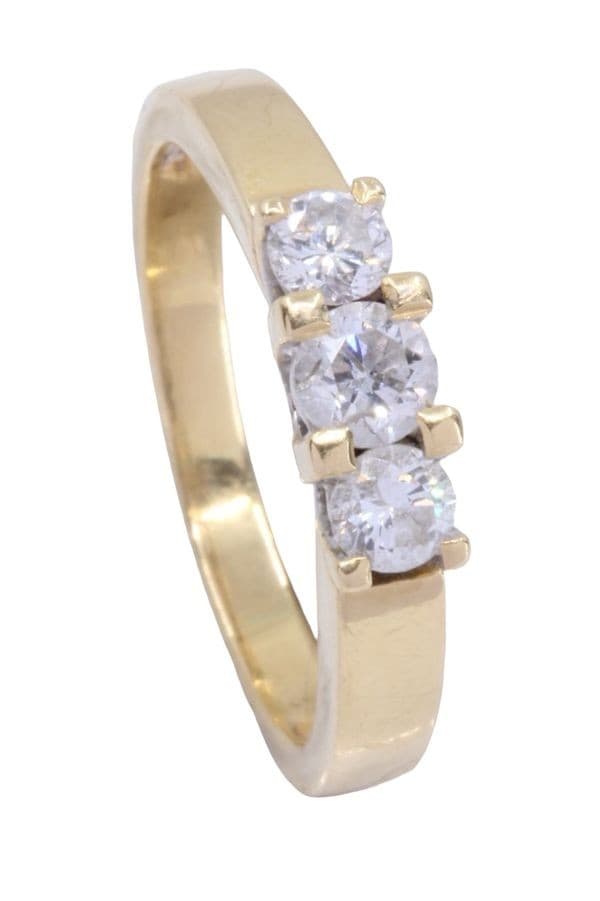 BAGUE TRILOGIE DIAMANTS — vue 4
