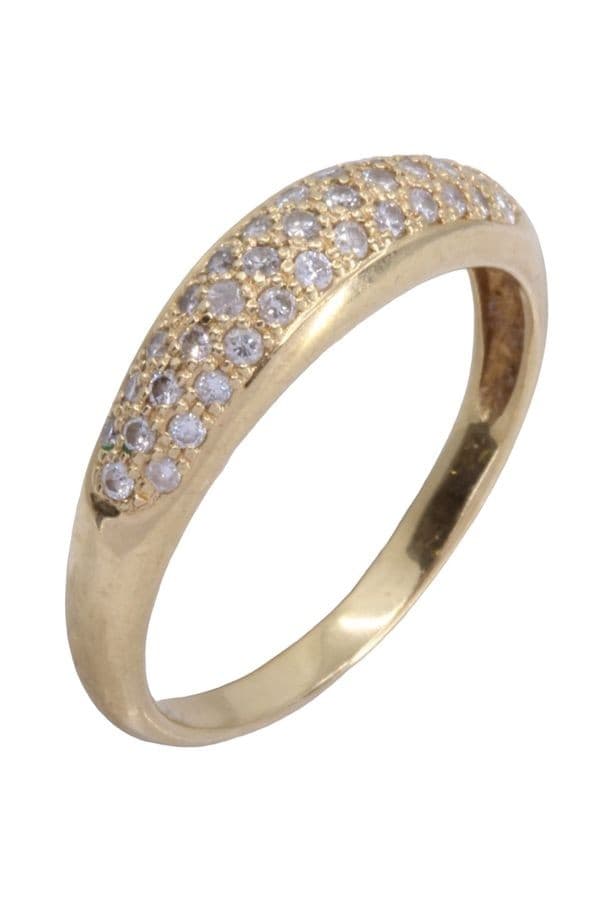 BAGUE JONC DIAMANTÉ — vue 3