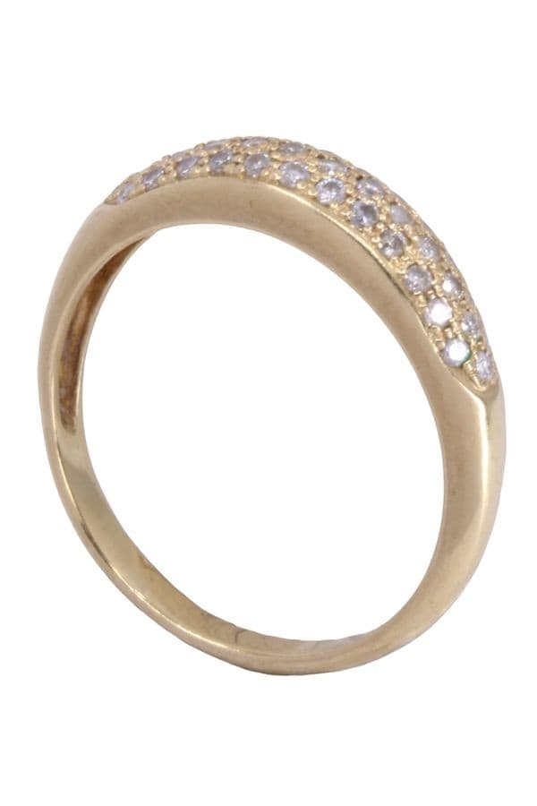 BAGUE JONC DIAMANTÉ — vue 5