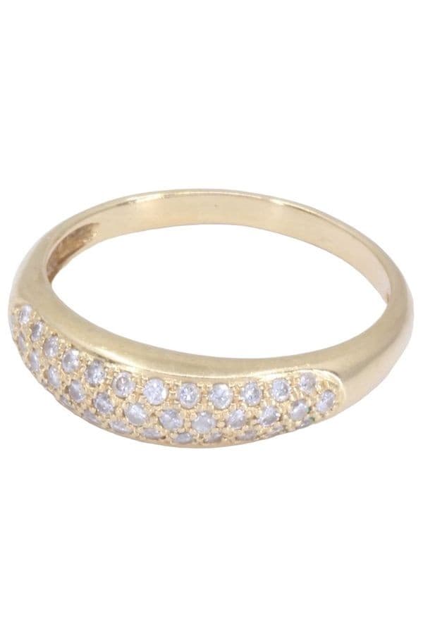 BAGUE JONC DIAMANTÉ — vue 6