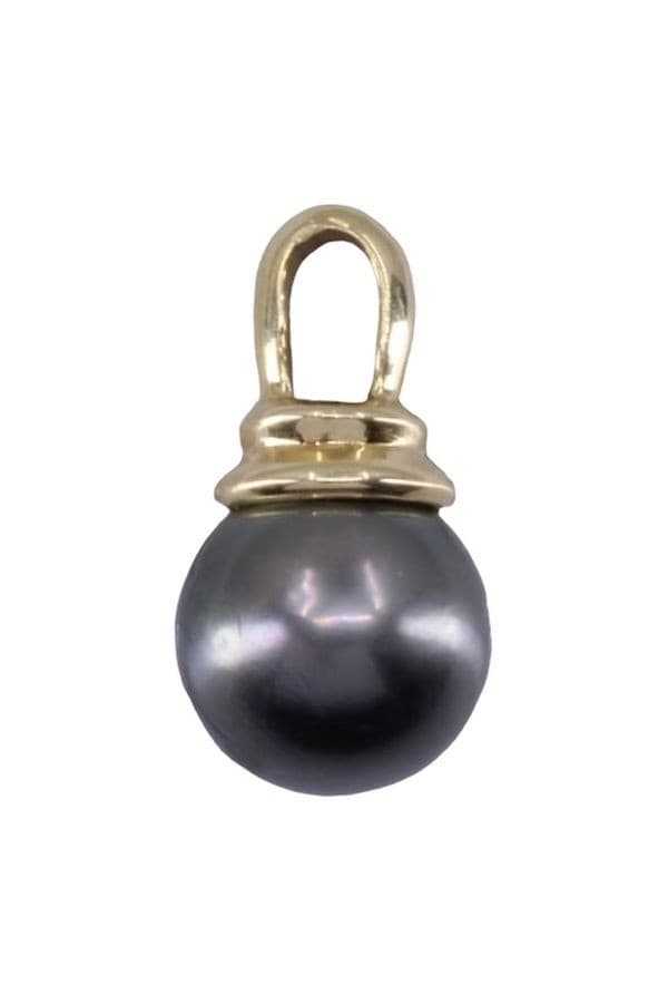 PENDENTIF MODERNE PERLE DE TAHITI — vue 3