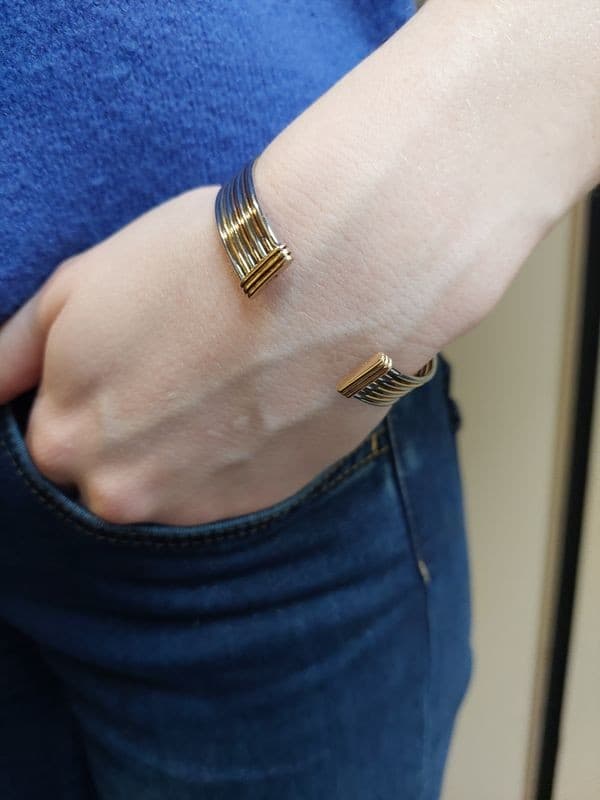 BRACELET CARTIER 2 TONS — vue 4