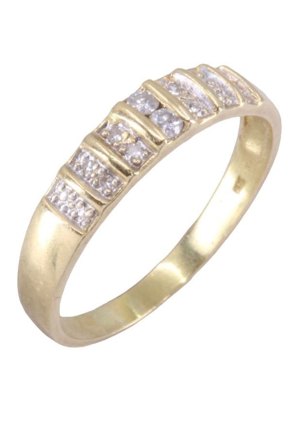 BAGUE JONC DIAMANTÉ — vue 3