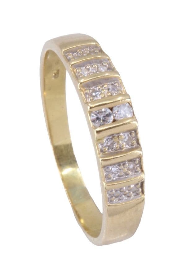 BAGUE JONC DIAMANTÉ — vue 4