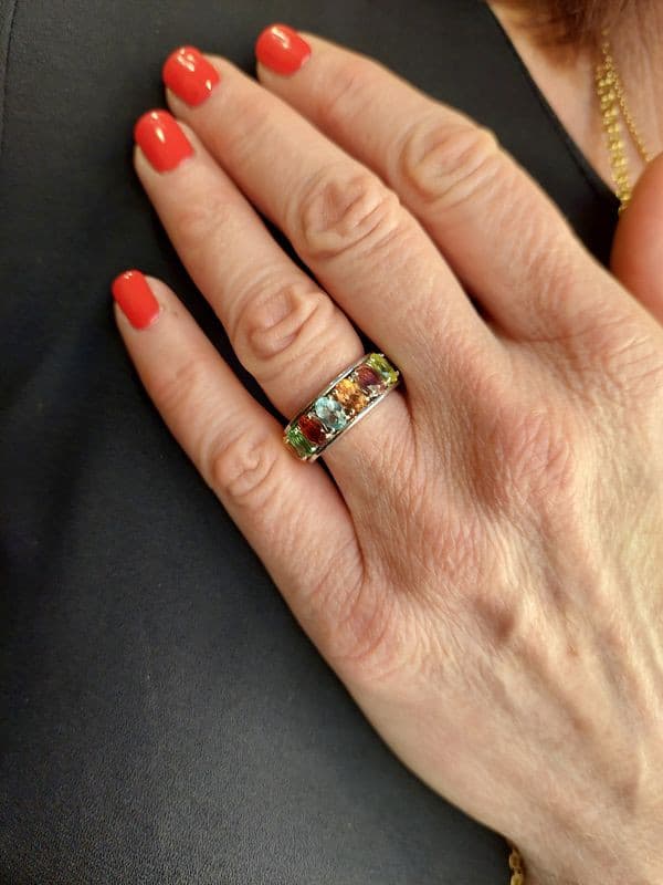 BAGUE MODERNE TUTTI FRUTTI — vue 2