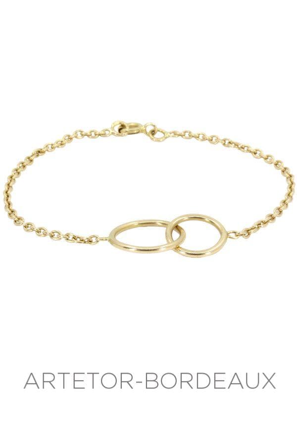 Bracelet 2 anneaux — vue 1