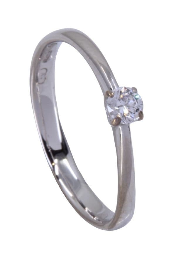 SOLITAIRE DIAMANT 0.15 CARAT — vue 4
