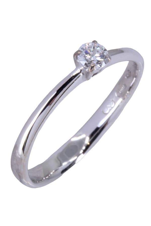 SOLITAIRE DIAMANT 0.15 CARAT — vue 3