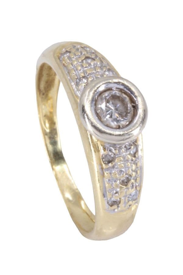 SOLITAIRE DIAMANTS 0.20 CARAT — vue 4