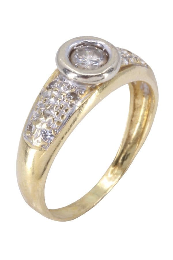 SOLITAIRE DIAMANTS 0.20 CARAT — vue 5