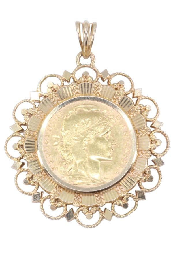 PENDENTIF 20 FRANCS MARIANNE — vue 1