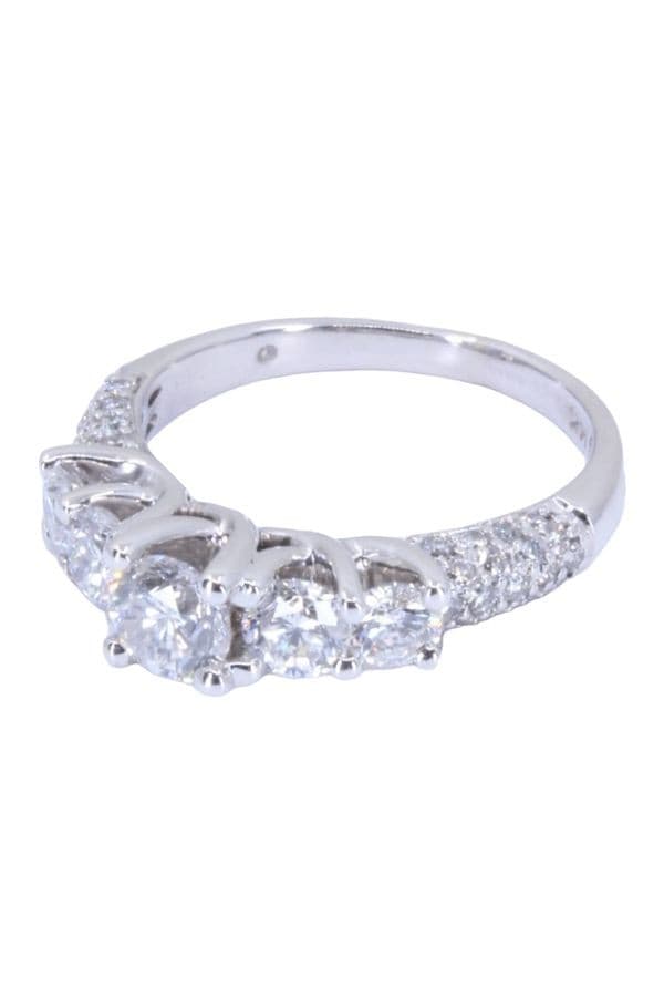 BAGUE JARRETIÈRE MODERNE DIAMANTS — vue 6