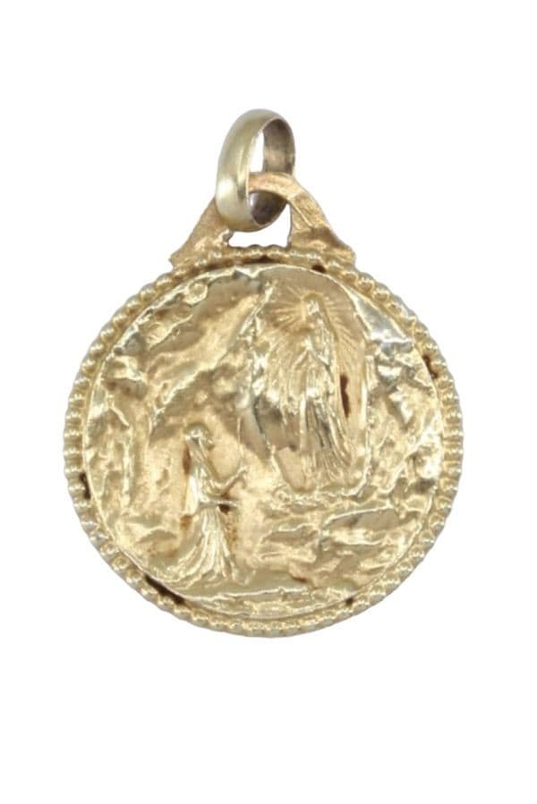 MÉDAILLE VIERGE ÉMAILLÉE — vue 3