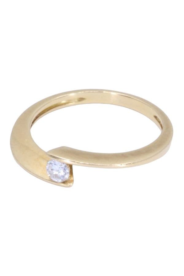 SOLITAIRE DIAMANT 0.13 CARAT — vue 6