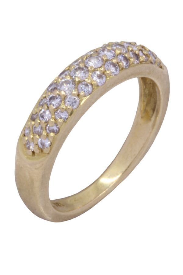 BAGUE JONC DIAMANTÉ — vue 3