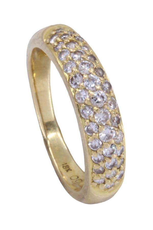 BAGUE JONC DIAMANTÉ — vue 4