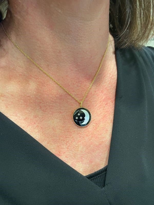 COLLIER DIOR "ROSE CÉLESTE" — vue 2