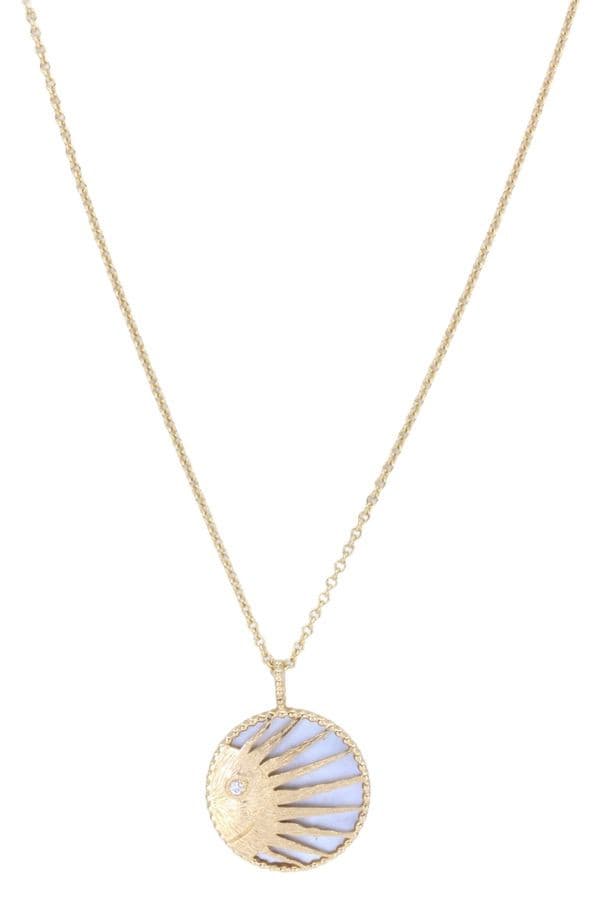 COLLIER DIOR "ROSE CÉLESTE" — vue 1
