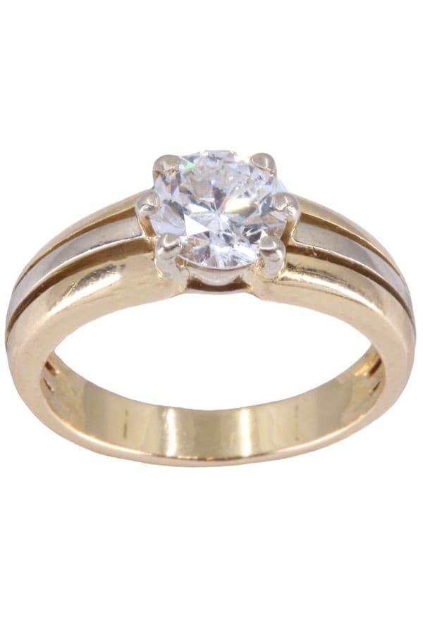 SOLITAIRE DIAMANT 1 CARAT — vue 1