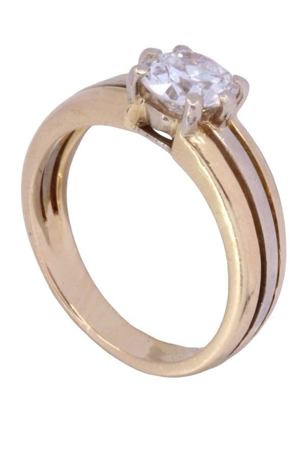 SOLITAIRE DIAMANT 1 CARAT — vue 4