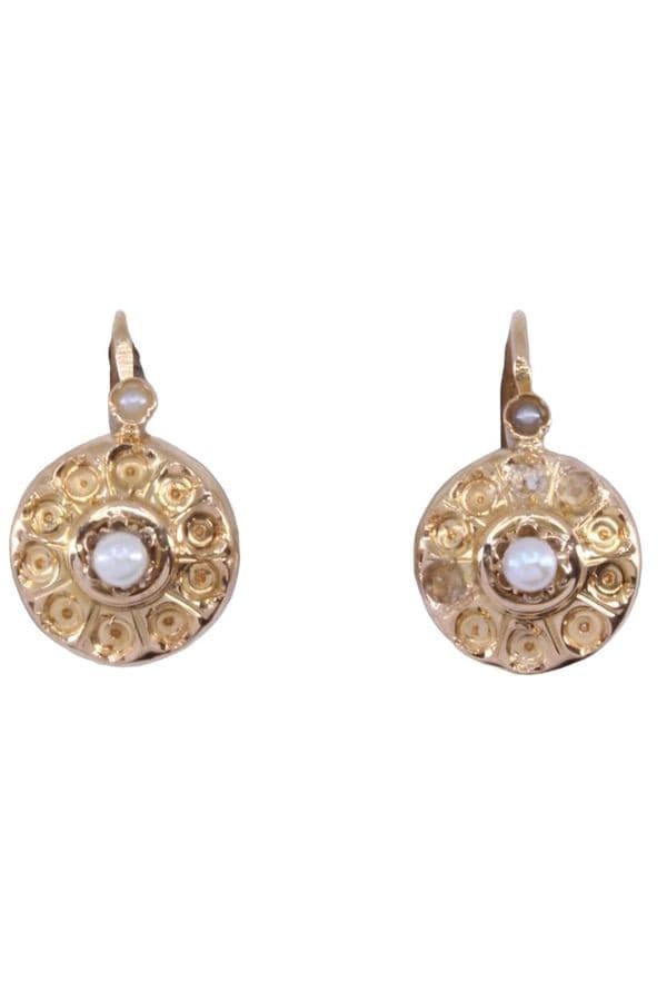 DORMEUSES PERLES NAPOLÉON III — vue 1
