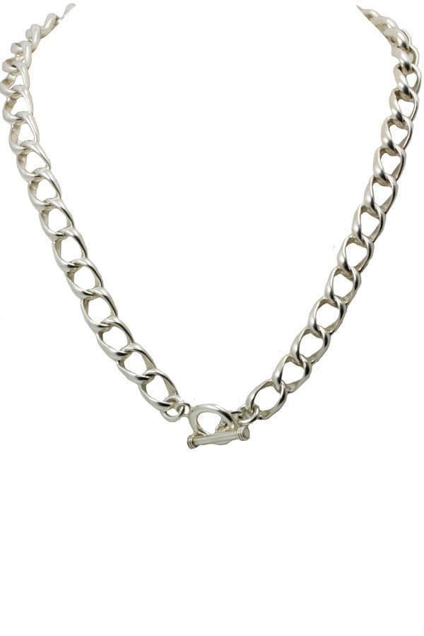 COLLIER MAILLE GOURMETTE ARGENT