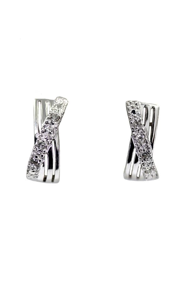 BOUCLES D'OREILLES CROISEES BALMAIN — vue 1