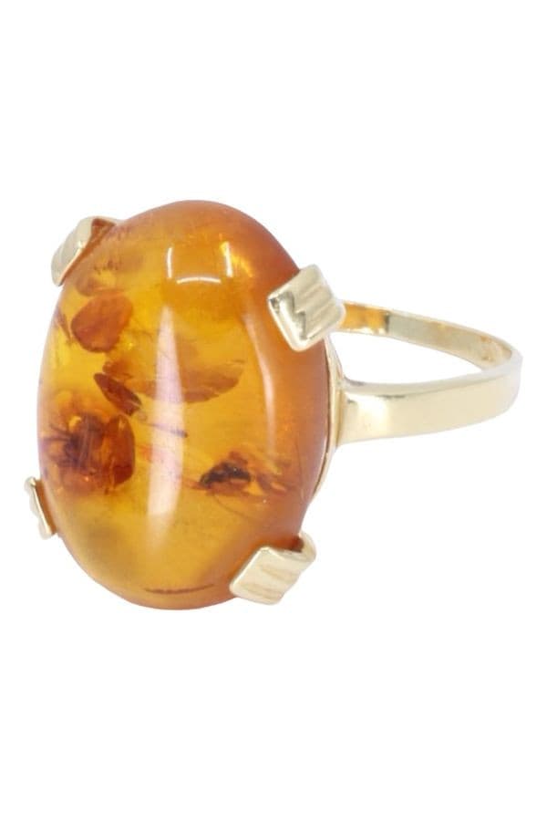 BAGUE MODERNE AMBRE — vue 6