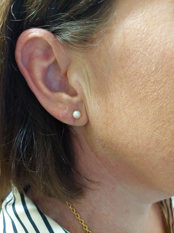 BOUCLES D'OREILLES PERLES — vue 2