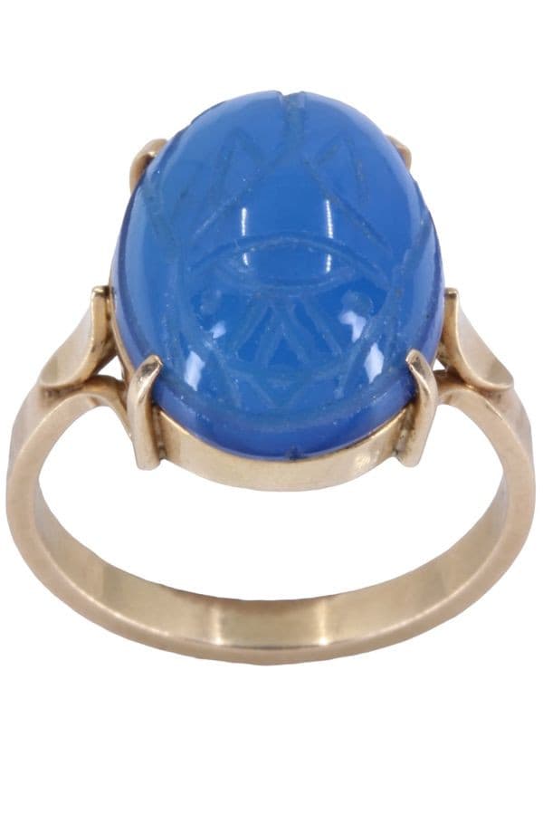 BAGUE MODERNE SCARABÉE — vue 1