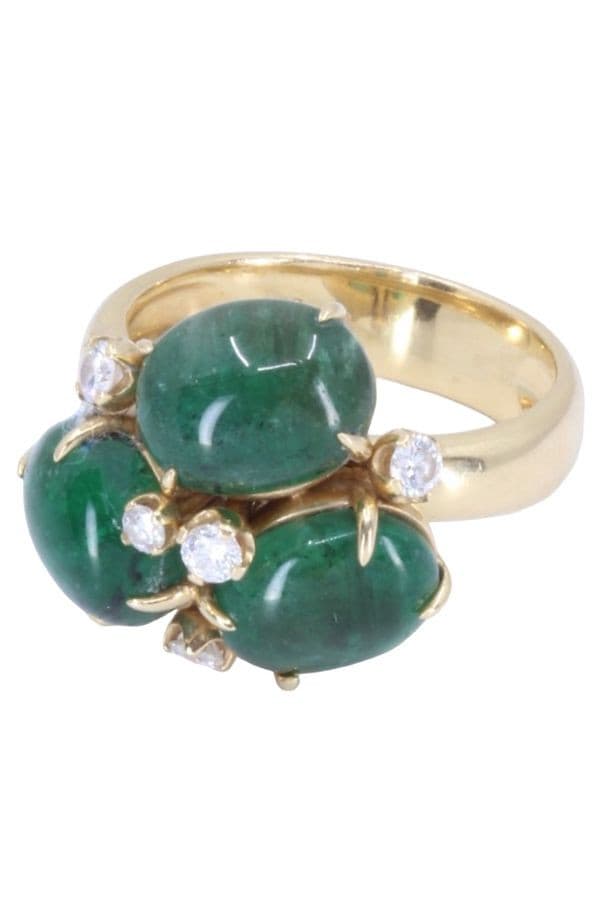 BAGUE MODERNE DIAMANTS — vue 5