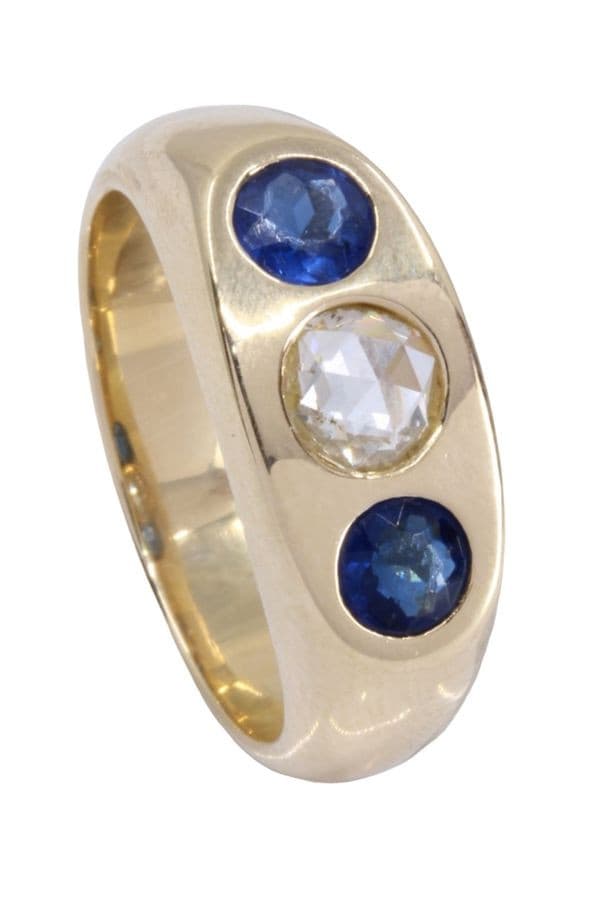 BAGUE JONC DIAMANT — vue 4