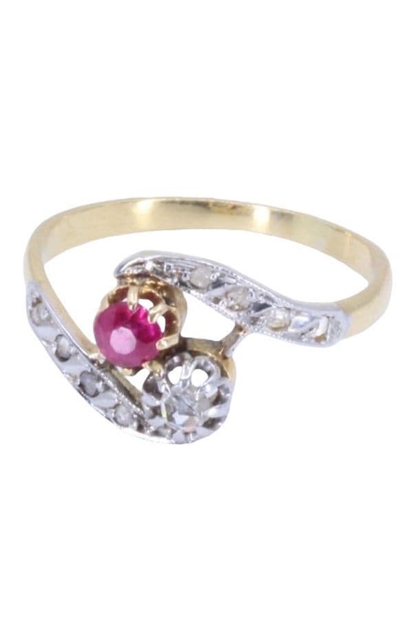 TOI ET MOI ANCIEN RUBIS ET DIAMANTS — vue 6