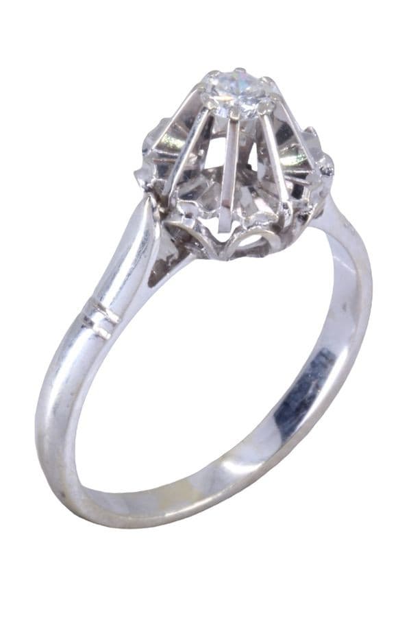 SOLITAIRE DIAMANT 0.20 CARAT — vue 3