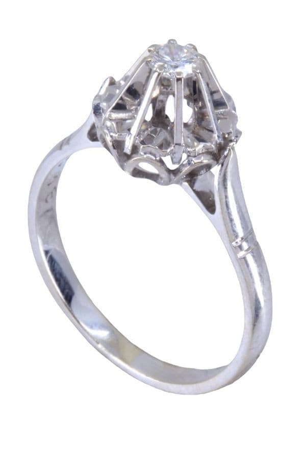 SOLITAIRE DIAMANT 0.20 CARAT — vue 5
